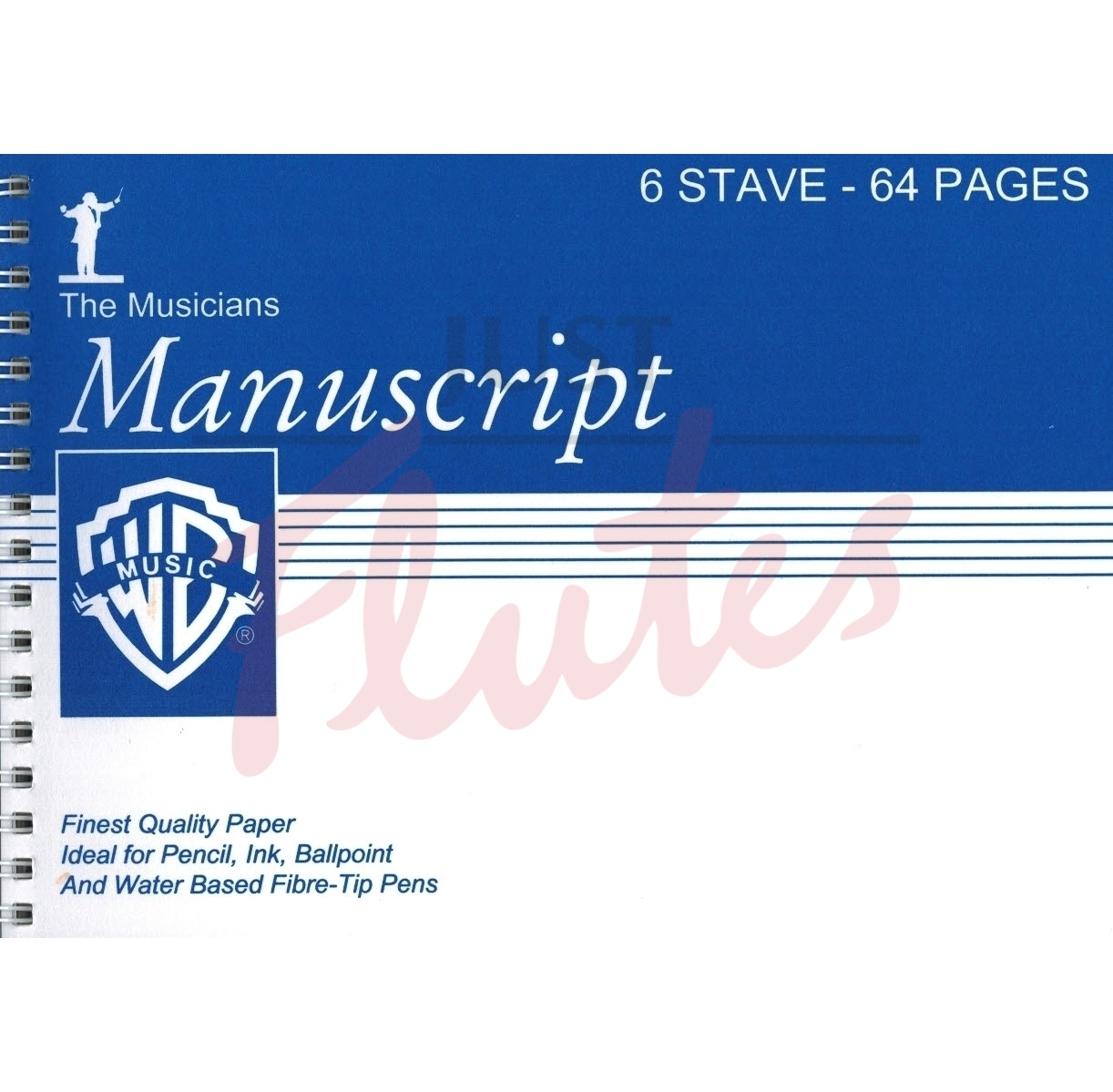 Manuscript 6 Stave 64 Page (Spiral Landscape A5)